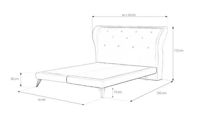Boxspring Bett - BOX171